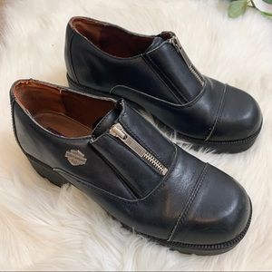 Harley Davidson alternator steel toe shoes boots 9